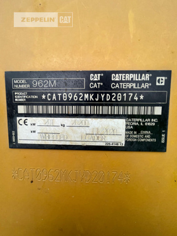 Cat 962M - Ελαστιχοφόρος φορτωτής: φωτογραφία 3 Cat 962M - Ελαστιχοφόρος φορτωτής: φωτογραφία 3
