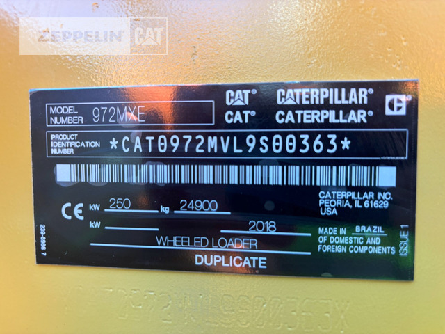 Cat 972MXE - Ελαστιχοφόρος φορτωτής: φωτογραφία 5 Cat 972MXE - Ελαστιχοφόρος φορτωτής: φωτογραφία 5