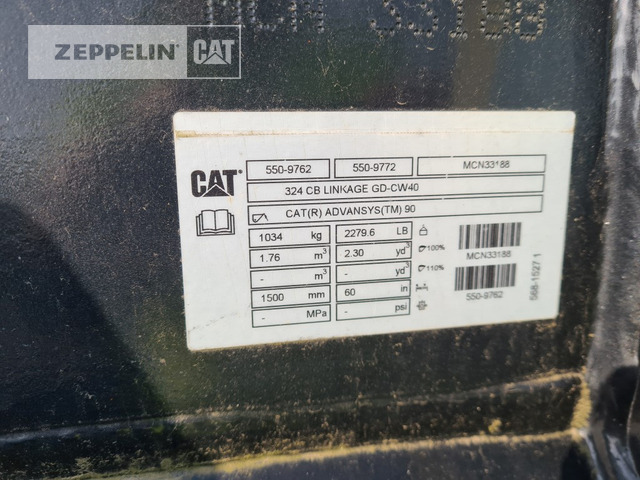 Cat TL1500 CW40 - Κουβάς για εκσκαφέα για Κατασκευή μηχανήματα: φωτογραφία 4 Cat TL1500 CW40 - Κουβάς για εκσκαφέα για Κατασκευή μηχανήματα: φωτογραφία 4