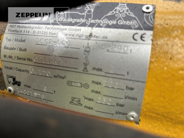 Hydraulik-Greifer-Technologie Greifer ZZ2-400 - Κάδος τύπου αχιβάδας: φωτογραφία 4 Hydraulik-Greifer-Technologie Greifer ZZ2-400 - Κάδος τύπου αχιβάδας: φωτογραφία 4