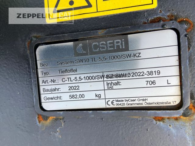 Lehnhoff UTL100 MS10 - Κουβάς για εκσκαφέα για Κατασκευή μηχανήματα: φωτογραφία 4 Lehnhoff UTL100 MS10 - Κουβάς για εκσκαφέα για Κατασκευή μηχανήματα: φωτογραφία 4