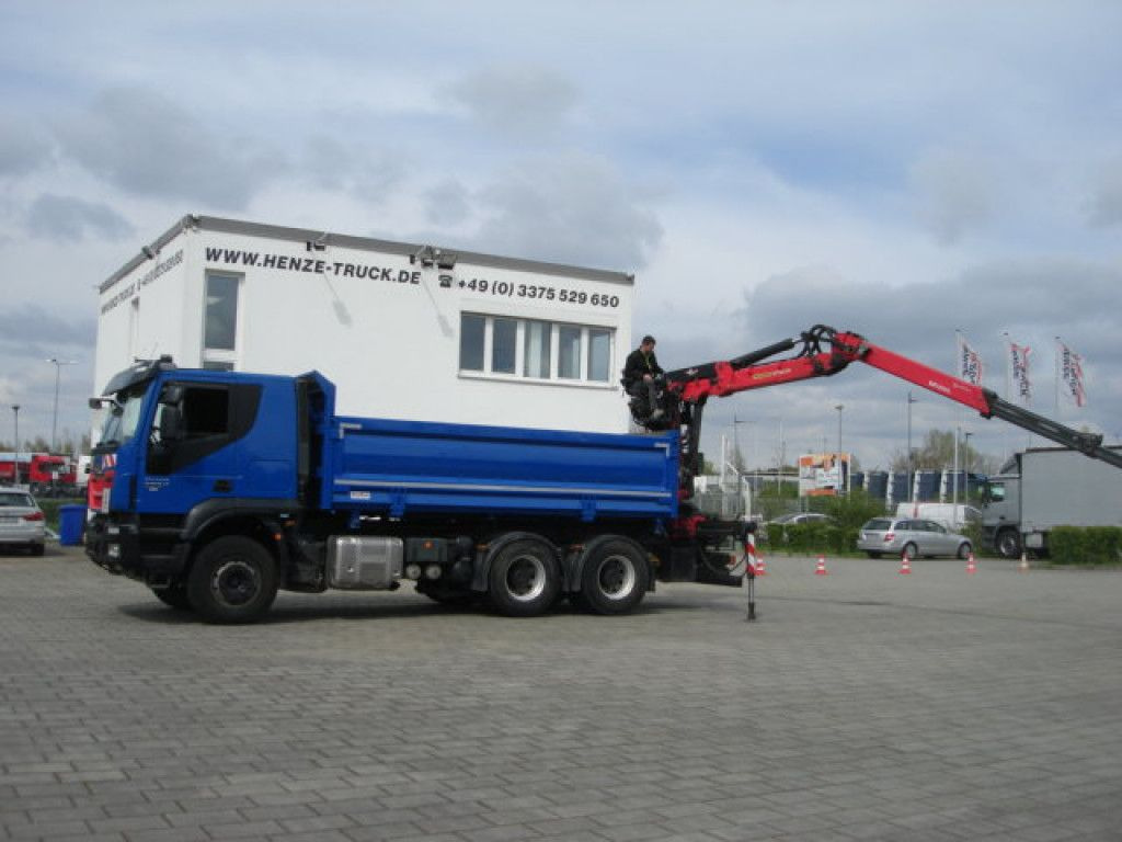 Iveco TRACKER 260T50 6x4 3-Achs Kipper Heckkran Espilo - Φορτηγό ανατρεπόμενο, Φορτηγό με γερανό: φωτογραφία 3 Iveco TRACKER 260T50 6x4 3-Achs Kipper Heckkran Espilo - Φορτηγό ανατρεπόμενο, Φορτηγό με γερανό: φωτογραφία 3