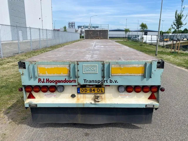 Floor robuuste vlakke oplegger ,uitschuifbaar, ,stuurassen, 20 mtr met stalen bodem/frame. kranenprofiel. - Επικαθήμενο πλατφόρμα/ Καρότσα: φωτογραφία 4 Floor robuuste vlakke oplegger ,uitschuifbaar, ,stuurassen, 20 mtr met stalen bodem/frame. kranenprofiel. - Επικαθήμενο πλατφόρμα/ Καρότσα: φωτογραφία 4