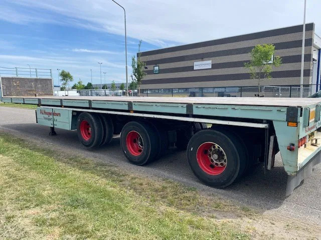 Floor robuuste vlakke oplegger ,uitschuifbaar, ,stuurassen, 20 mtr met stalen bodem/frame. kranenprofiel. - Επικαθήμενο πλατφόρμα/ Καρότσα: φωτογραφία 5 Floor robuuste vlakke oplegger ,uitschuifbaar, ,stuurassen, 20 mtr met stalen bodem/frame. kranenprofiel. - Επικαθήμενο πλατφόρμα/ Καρότσα: φωτογραφία 5