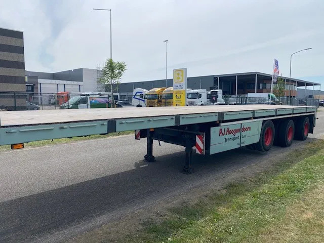 Floor robuuste vlakke oplegger ,uitschuifbaar, ,stuurassen, 20 mtr met stalen bodem/frame. kranenprofiel. - Επικαθήμενο πλατφόρμα/ Καρότσα: φωτογραφία 3 Floor robuuste vlakke oplegger ,uitschuifbaar, ,stuurassen, 20 mtr met stalen bodem/frame. kranenprofiel. - Επικαθήμενο πλατφόρμα/ Καρότσα: φωτογραφία 3