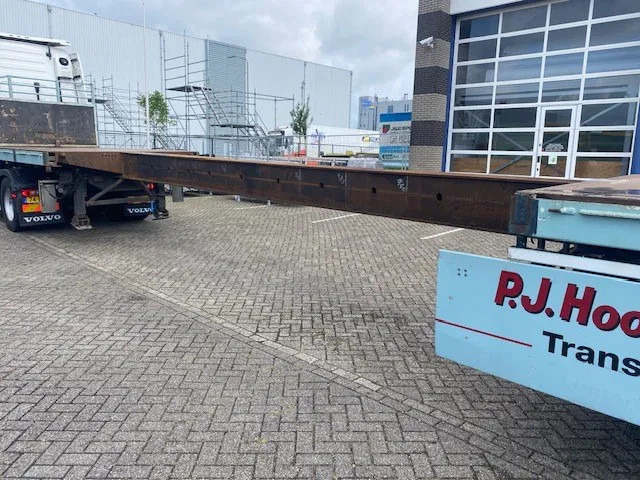Floor robuuste vlakke oplegger ,uitschuifbaar, ,stuurassen, 20 mtr met stalen bodem/frame. kranenprofiel. - Επικαθήμενο πλατφόρμα/ Καρότσα: φωτογραφία 1 Floor robuuste vlakke oplegger ,uitschuifbaar, ,stuurassen, 20 mtr met stalen bodem/frame. kranenprofiel. - Επικαθήμενο πλατφόρμα/ Καρότσα: φωτογραφία 1