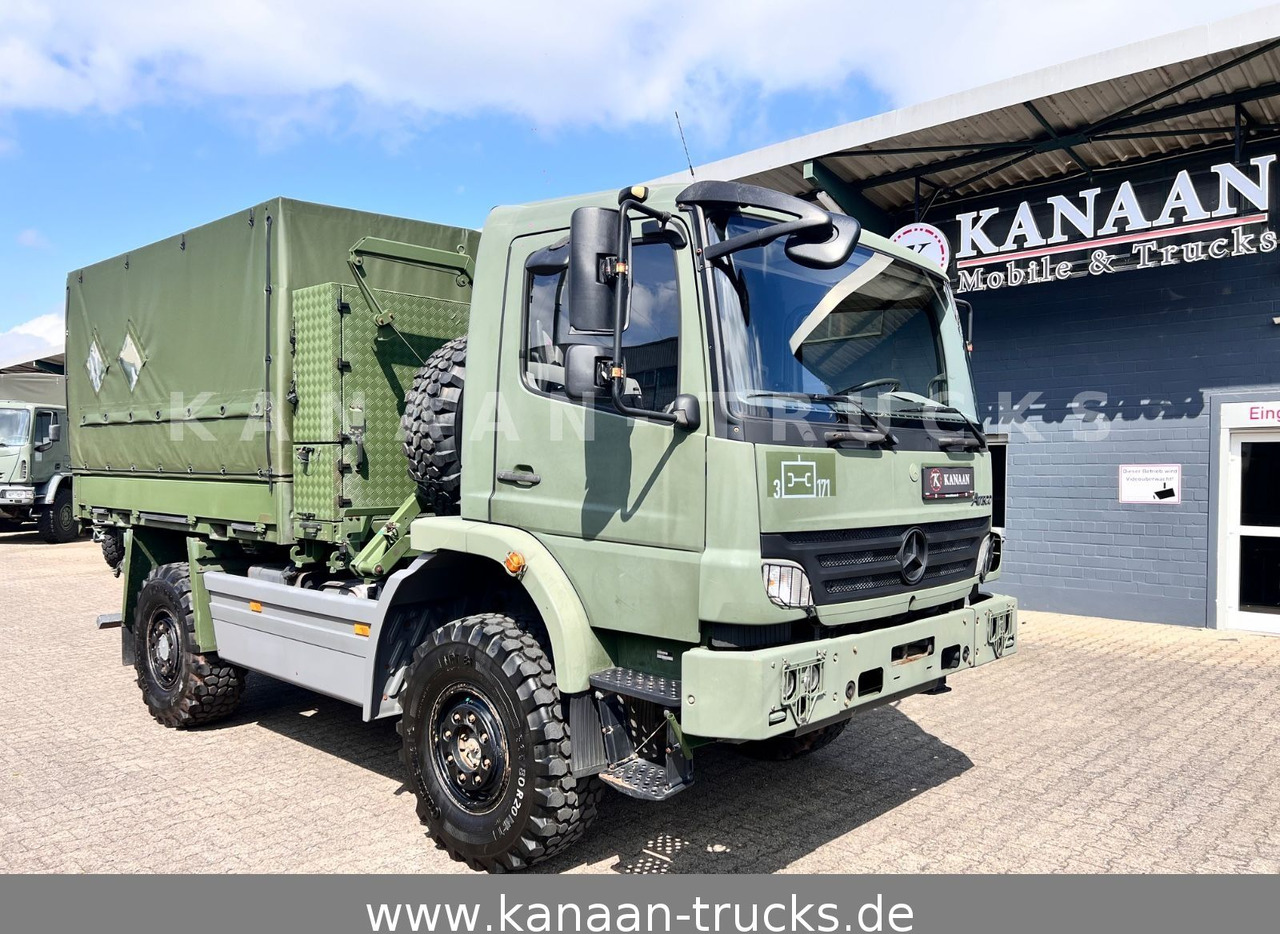 Mercedes-Benz 1018 Atego 4x4 Allrad Miltär Camper Expedition - Φορτηγό μεταφοράς εμπορευματοκιβωτίων/ Κινητό αμάξωμα: φωτογραφία 1 Mercedes-Benz 1018 Atego 4x4 Allrad Miltär Camper Expedition - Φορτηγό μεταφοράς εμπορευματοκιβωτίων/ Κινητό αμάξωμα: φωτογραφία 1