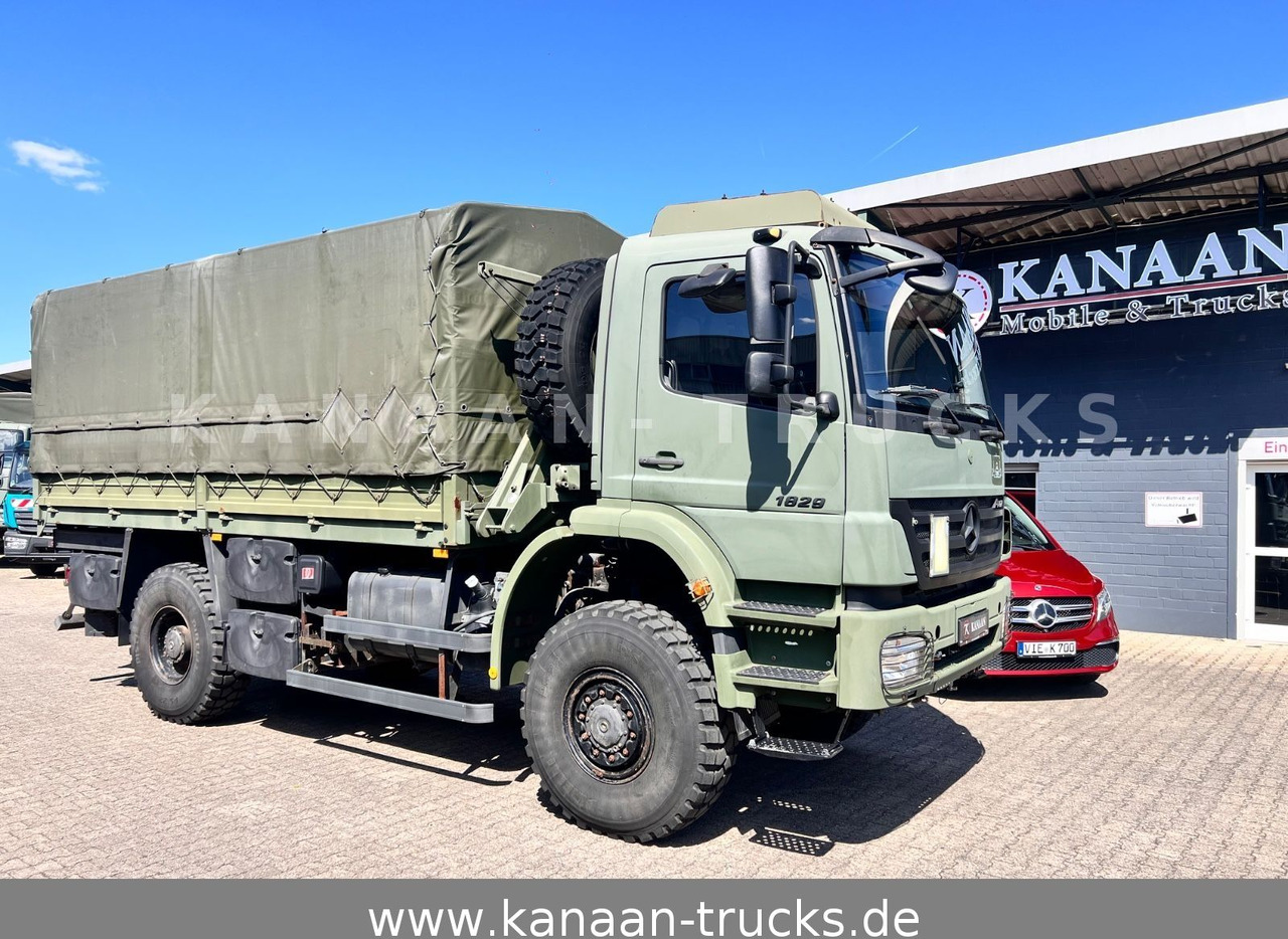 Mercedes-Benz 1829 A Axor 4x4 EX- 31 TKM Camper Expedi - Φορτηγό μουσαμάς: φωτογραφία 1 Mercedes-Benz 1829 A Axor 4x4 EX- 31 TKM Camper Expedi - Φορτηγό μουσαμάς: φωτογραφία 1
