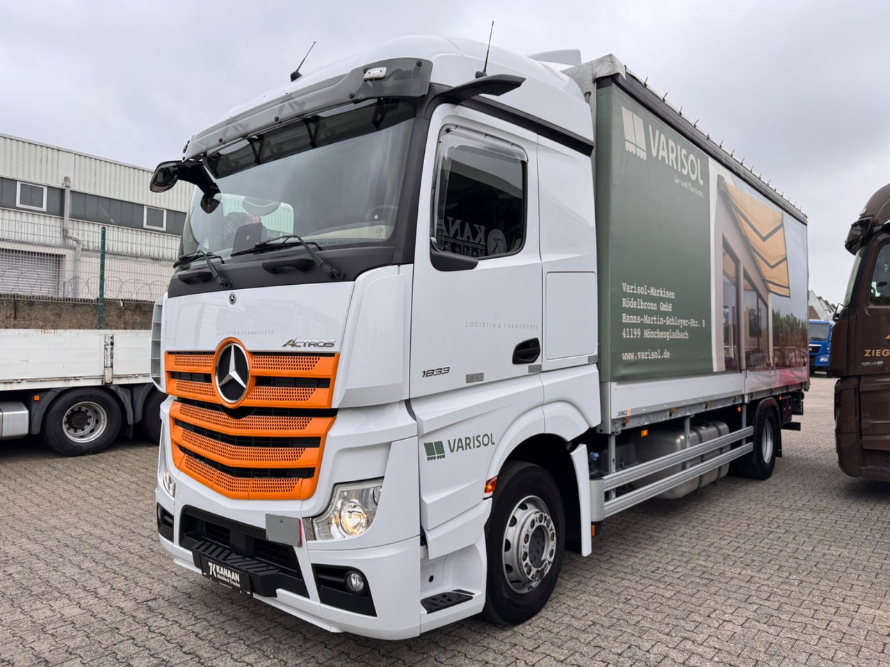 Mercedes-Benz 1833 Actros 5 StreamSPace LBW - Φορτηγό μουσαμάς: φωτογραφία 3 Mercedes-Benz 1833 Actros 5 StreamSPace LBW - Φορτηγό μουσαμάς: φωτογραφία 3