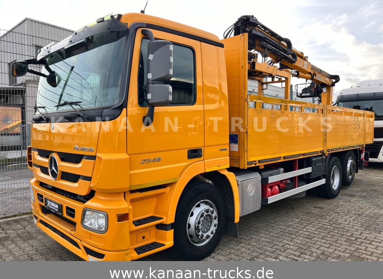 Mercedes-Benz Actros L 2548 6x2 Retarder ATLAS AK165.2VB - Φορτηγό με γερανό: φωτογραφία 1 Mercedes-Benz Actros L 2548 6x2 Retarder ATLAS AK165.2VB - Φορτηγό με γερανό: φωτογραφία 1